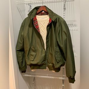 Walker and Hawkes Harrington Jacket + Amazon Essentials Fisherman Sweater (XL)